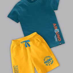 BAESD Boys Printed T-shirt with Shorts-image-98