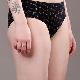 Louis Bayrad Pack Of 2 Plus Size Printed High-Rise Full Coverage Hipster Briefs LBN 1040 image 5