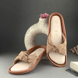 El Paso Women Bows Open Toe Flats-image-4