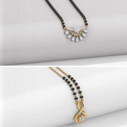 Anouk Pack of 2 Brass Mangalsutra-10