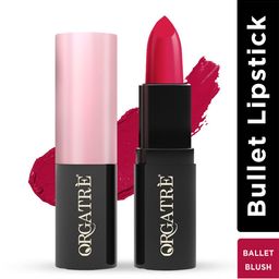 Orgatre MoodBliss Creamy Matte Long Lasting Bullet Lipstick- Ballet Blush-56