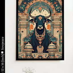 SOWPEACE Green & Orange 1 Piece Canvas Other Wall Photographs-16