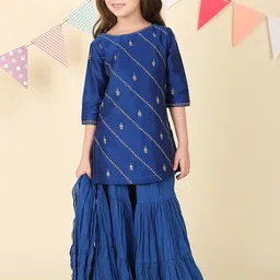 Fabindia Cotton Silk 3pc Garara Set-image-92
