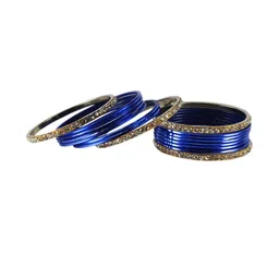 Vidhya Kangan Multi-Coloured Brass Bangles-image-62