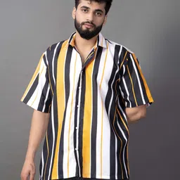 Mast & Harbour Men Relaxed Printed Casual Shirt-image-36