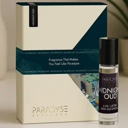 PARADYSE PERFUMES Midnight Oud Midnight Oud Long Lasting Attar- 6 ml-38