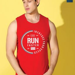WOOSTRO Pack Of 2 Printed Combed Cotton Gym Vests VWS26(RUN RED)(HARD PEACOCK)-image-70