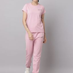 Slumber Jill Printed T-Shirt With Joggers Co-Ords-picture-54