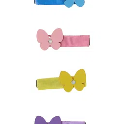 Accessorize Set of 4 Girls Alligator Hair Clip-47