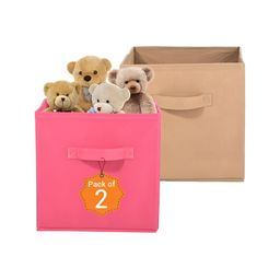 Aura Pink & Beige 2 Pieces Multi-Utility Organisers-18