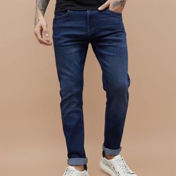 Fame Forever by Lifestyle Men Tapered Fit Mid-Rise Light Fade Cotton Jeans-image-95