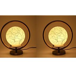 SOMIL White Glass Cylinder Table Lamps-image-92