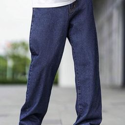FABRIPPLE Men Mid-Rise Baggy Clean Look Cotton Jeans-image-14