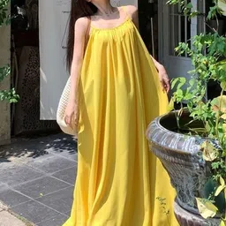StyleCast Women Gathered or Pleated A-Line Maxi Dress-picture-8
