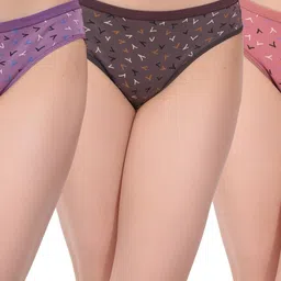 FiveFlag Mid-Rise Cotton Blend Briefs-image-86