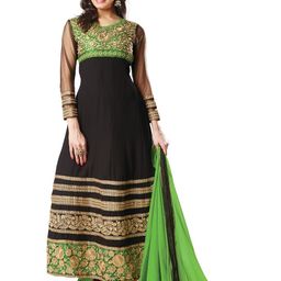 Moda Rapido Embellished Silk Georgette Semi-Stitched Dress Material-picture-46
