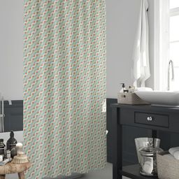ArtzFolio Single Piece Waterproof Polyester Shower Curtain-image-77