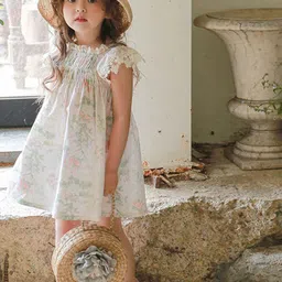 LULU & SKY Floral Print Empire Dress-picture-35
