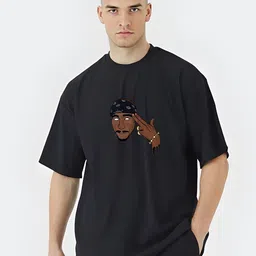Stitchmeashirt Men Printed Drop-Shoulder Sleeves T-shirt-picture-8