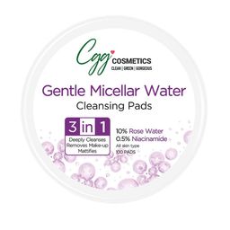 CGG Cosmetics Gentle Micellar Water Cleansing Pads With Rose Water & Niacinamide -100 Pads-44