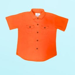 FASHION GRAB Boys Classic Regular Fit Spread Collar Solid Cotton Casual Shirt-image-24
