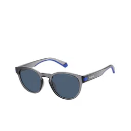 Polaroid Unisex Full Rim Round Sunglasses With Polarised and UV Protected Lens-picture-12