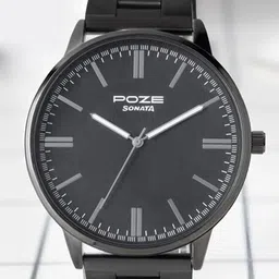 Sonata Poze Men Round Dial & Bracelet Style Straps Analogue Watch SP70035NM01W-image-19