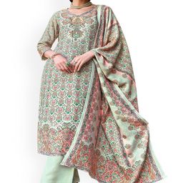 DRAVINAM Trends Ethnic Motifs Printed Unstitched Dress Material-image-81