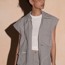 the Misnomer Unisex Spread Collar Solid Casual Tailored Jacket-image-59
