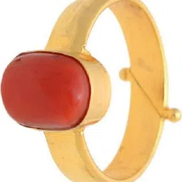 GenZcomplex Gold-Plated Brass Finger Ring-image-35
