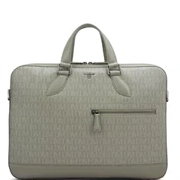 Da Milano Men Textured Leather Laptop Bag-10