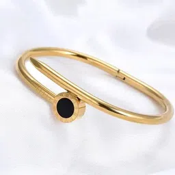 DressBerry 18K Gold-Plated Anti tarnish Bangle Bracelet-36