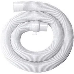 2 Meter Washing machine Outlet pipe Corrugated Plastic Outlet/Drain/Extension Hose Suitable for All Fully/Semi Automatic Washing Machines Outlet (Length: 2 Meter, White) Hose Pipe-image-20