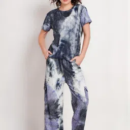 Stem Rope Women Striped Co-Ord Set-image-72