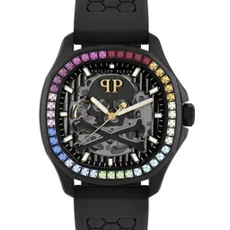 PHILIPP PLEIN Men Brass Skeleton Dial & Straps Analogue Automatic Motion Powered Watch PWRAA1023-picture-27