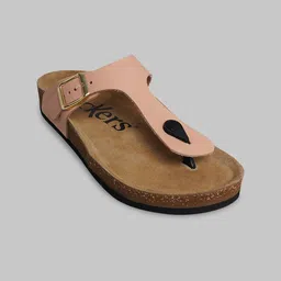 Kickers Women T-Strap Flats with Buckles-picture-56