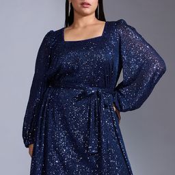 20Dresses Wome Embellished Puff Sleeve Sheath Dress-image-17