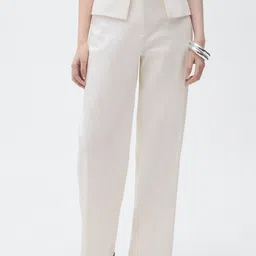MANGO Women Straight Fit Trousers-picture-46