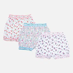 Bodycare Girls Pack Of 3 Printed Assorted Cotton Bloomer Briefs-picture-22