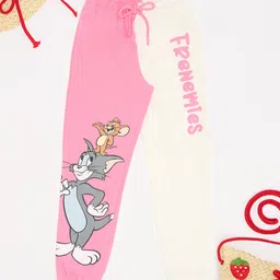 Pantaloons Junior Girls Printed Pure Cotton Joggers-17