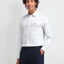 U.S. Polo Assn. Denim Co. Men Manhattan Slim Fit Opaque Printed Casual Shirt-image-47