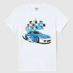 max Boys Printed Applique T-shirt-image-98