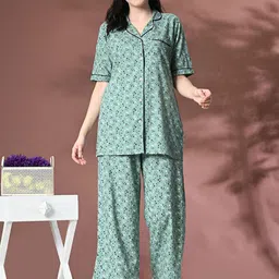 Mintmarie Women Printed Night suit-image-32