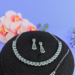 VATSALYA creation Women Blue Jewellery Set-image-10
