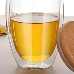 Baskety Transparent Solid Glass Glossy Mugs Set of Cups and Mugs image 5