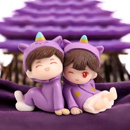 Spiaty Purple Figurine Showpiece-image-36