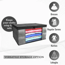 Kuber Industries Grey Set of 4 Regular Drawer Organiser Organisers image 4