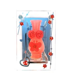 apka mart Red & Transparent Figurine Glass Showpiece-11
