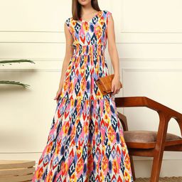 Raiyani Fashion Printed V-Neck Anarkali Kurta-picture-19
