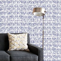 ArtzFolio Printed UV-Resistant Anti-Bacterial Japanese Shibori Ikat Peel & Stick Wallpaper-image-84